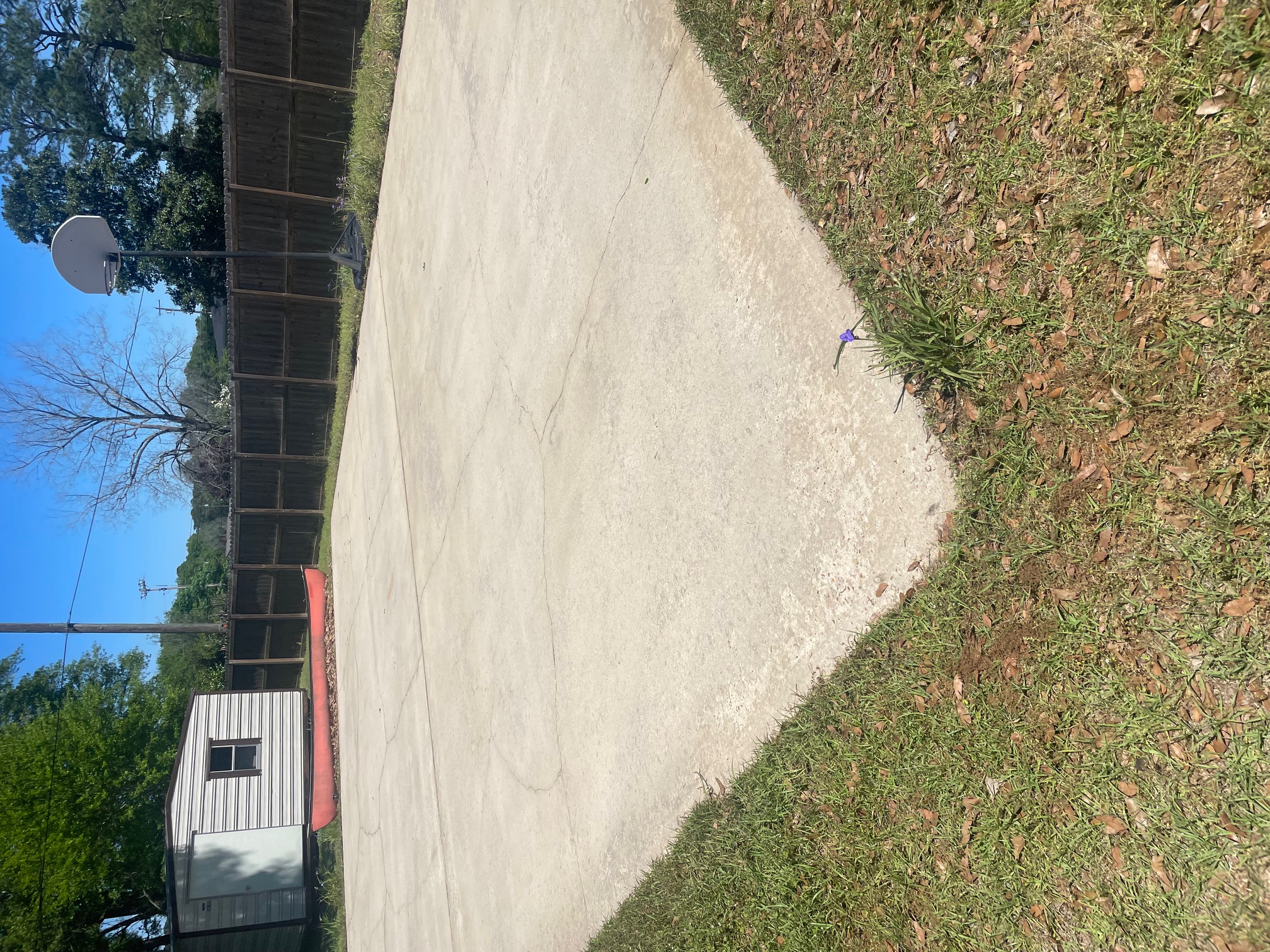 Concrete Pressure Washing Basketball Court Troy, Alabama